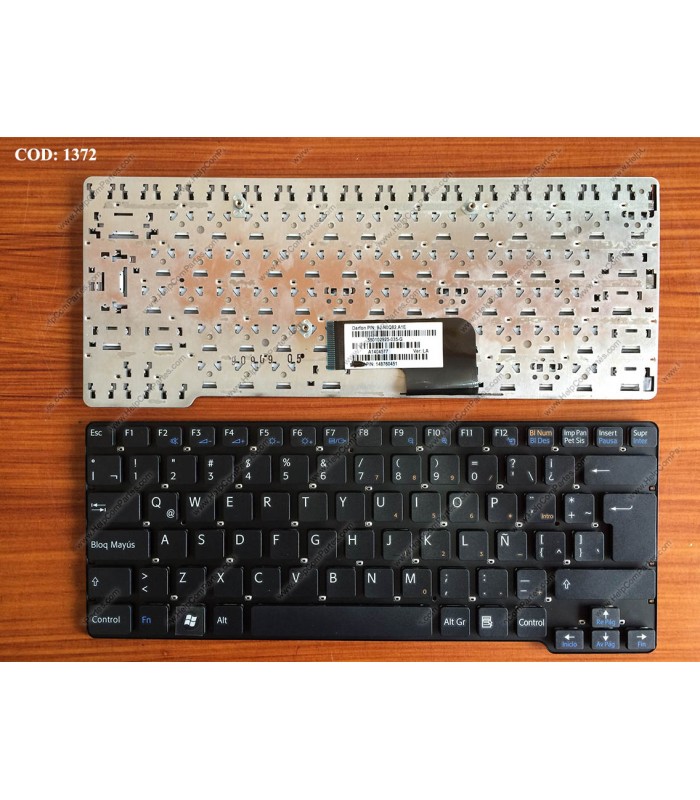 TECLADO SONY VAIO VGN-CW VPC-CW CW13FX CW14FX CW152C SERIES SIN MARCO 148760451  BK LA ORIG.