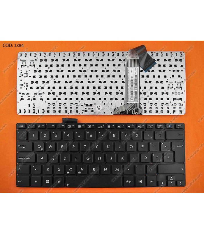 TECLADO ASUS VIVOBOOK S300 S300C S300CA S300K S300KI S300N S300SC S3N S300N SERIES SIN MARCO 0KNO-P51LA12 BK LA ORIG