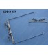 BISAGRAS TOSHIBA SATELLITE A500 A500D A505 A505D 15.6" SERIES R/L AM077000900 AM077000800 ORIG.