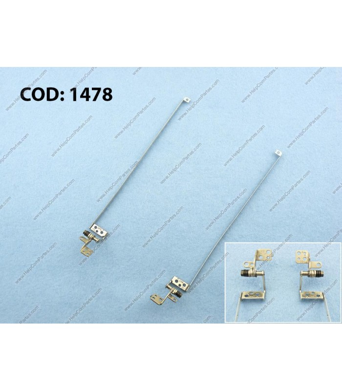 BISAGRAS TOSHIBA SATELLITE C600 C600D C640 C640D C645 C645D SERIES R/L 6055B0017401 6055B0017402 ORIG