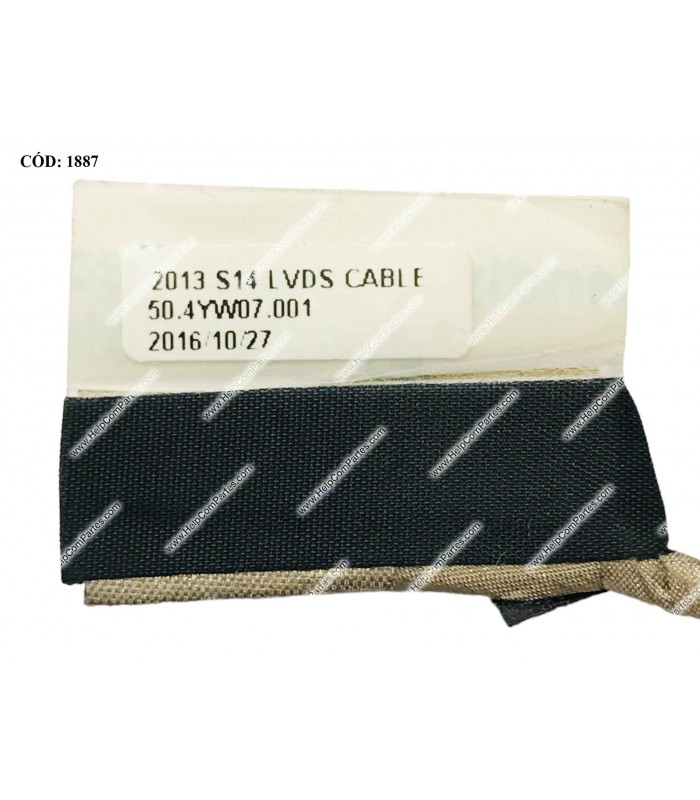 FLEX LCD HP PROBOOK  440 G0 440 G1 445 G1 SERIES 40PIN 721510-001 50.4YW07.001 OEM
