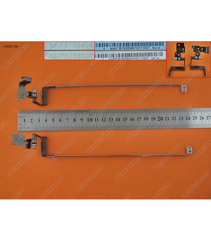 BISAGRAS TOSHIBA SATELLITE L745 L740 L700 14" SERIES R/L FBTE5008010 FBTE5007010 ORIG.
