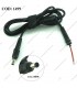 DC CORDS SAMSUNG 19V / 5.5*1.0*3.0mm / PIN CENTRAL NEGRO