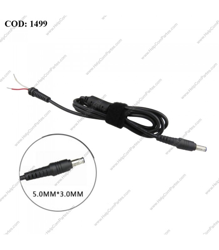 DC CORDS SAMSUNG 19V / 5.5*1.0*3.0mm / PIN CENTRAL NEGRO