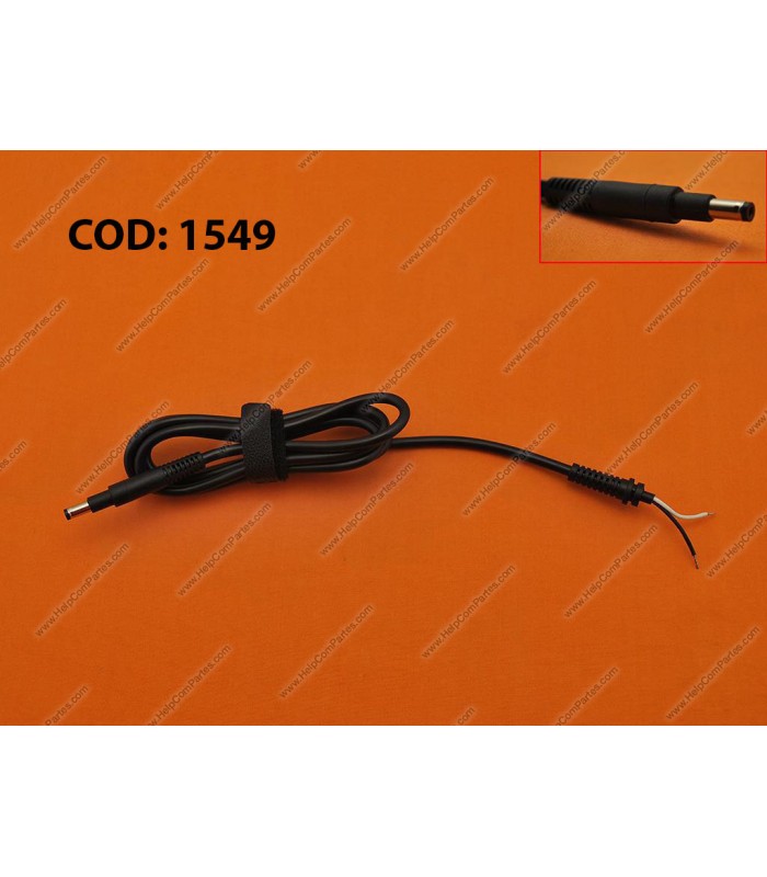 DC CORDS HP 19.5V / 4.8*1.7mm / PIN NEGRO
