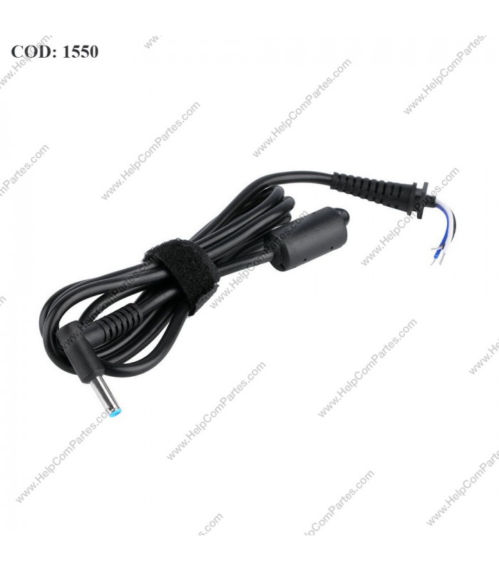 DC CORDS HP 19.5V / 4.5*3.0mm / PIN CENTRAL AZUL TIPO L