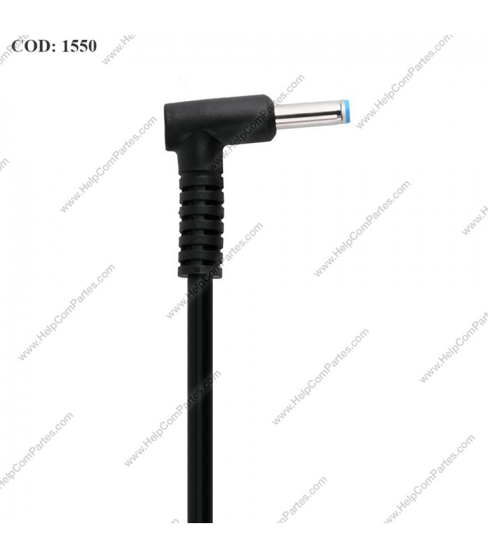 DC CORDS HP 19.5V / 4.5*3.0mm / PIN CENTRAL AZUL TIPO L