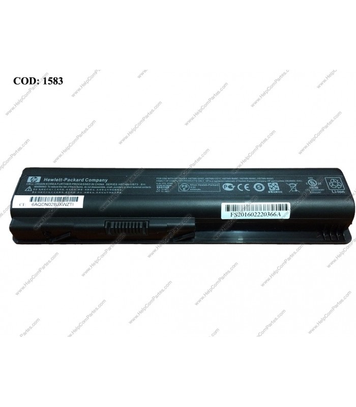 BATERIA HP 10.8V---47WH 6C/PAV DV4 DV5 DV6 COMPAQ CQ40 CQ45  CQ60 CQ70 G50 G60 G70 X16-1000 SERIES 462889-542 OEM