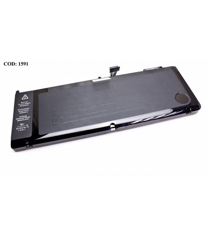 BATERIA APPLE 10.95V---77.5WH 6C/MACBOOK PRO 15.4" A1382 A1286 BK OEM