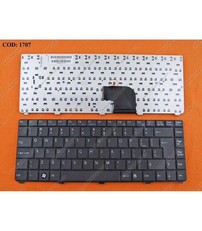 TECLADO SONY VGN-C VGN-C190G VGN-C140G VGN-C290 VGN-C190GM SERIES SIN MARCO 147996672 BK US ORIG.