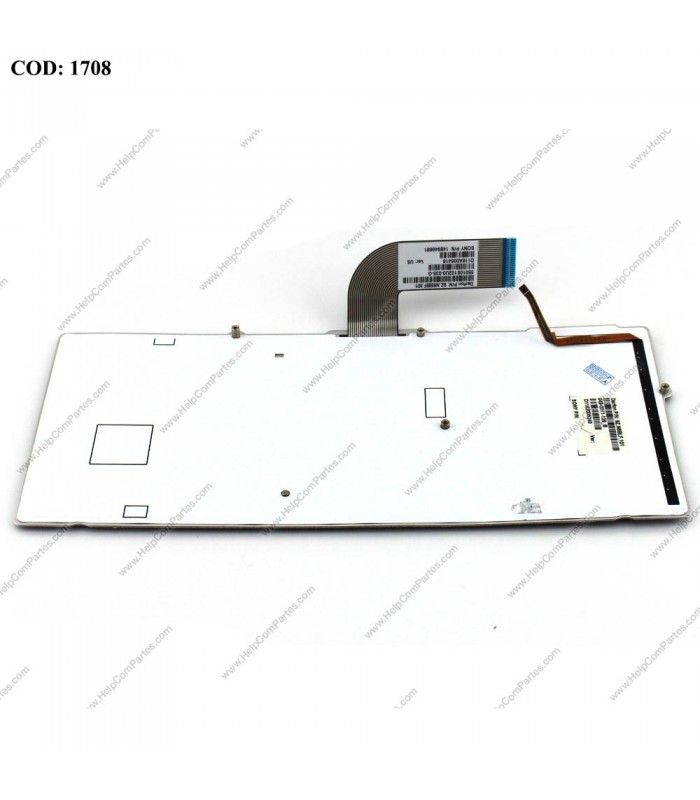TECLADO SONY VPC-SA VPC-SD VPC-SB VPC-SC SERIES NO MARCO +BACKLIT 9Z.N6BLF.101 BK US ORIG.