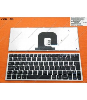SONY ASSY KYBD W/PLMRST VAIO SVF142 SVF143 SVF14326SCP SVF142A23T BL (BK/LA)