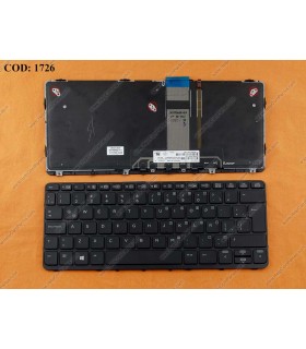 TECLADO HP PRO X2 612 G1 (BACKLIT,WIN8) SERIES SIN MARCO 755497-161 BK LA ORIG.