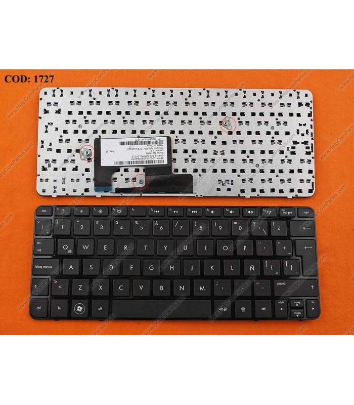 TECLADO HP MINI 210-3000 210-4000 1103 1104 110-3500 MARCO BK LA 658517-161 OEM