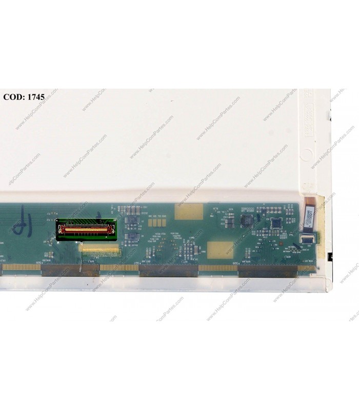 DISPLAY 17.3" 40PIN WLED HD (1600x900) GLOSSY 60Hz N-TS LVDS VC.D PCBA BENT 2.5cm NO BRACKETS / LP173WD1-TLC1 ORIG.