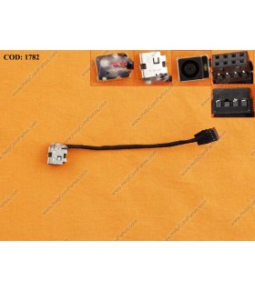 DC JACK POWER HP PROBOOK 440 450 470 G0 / 440 445 450 455 470 G1 / 440 445 450 455 470 G2 SERIES +CABLE 767432-001 OEM.