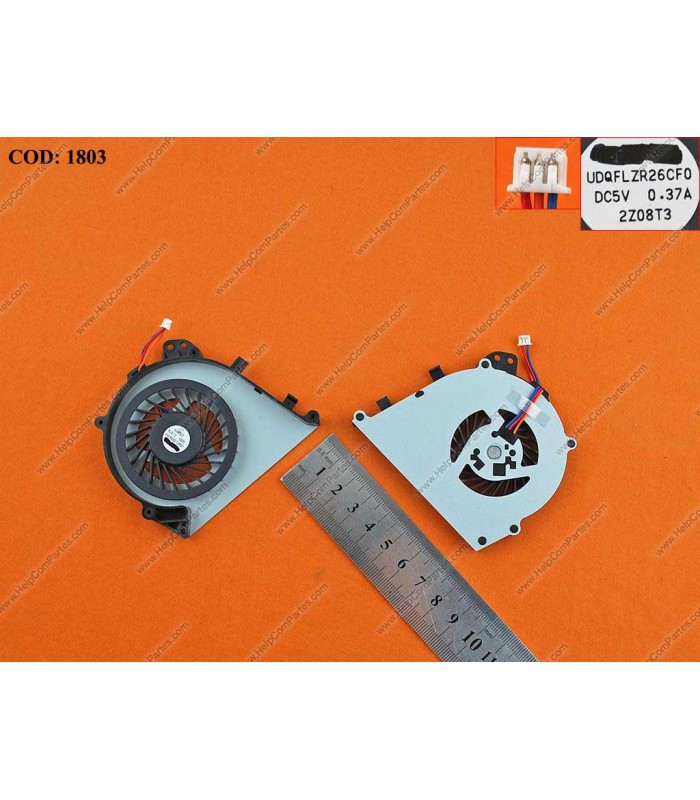 VENTI. SONY SVE14 SVE14A16ECP SVE14AA12T E14  SERIES UDQFLZR26CF0 3PIN ORIG.