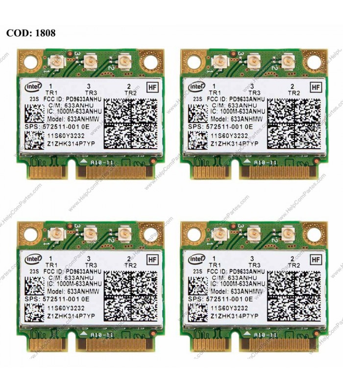 WI-FI PCI-E LENOVO/HP Intel 633ANHMW 802.11/2.4 Ghz+5.0 Ghz  T530 HP 8770 ORIG.