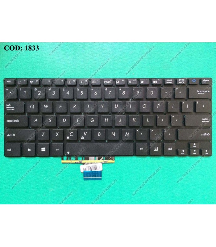 TECLADO ASUS V301L S301 S301L S301LA SERIES SIN MARCO WIN8 BK US OEM