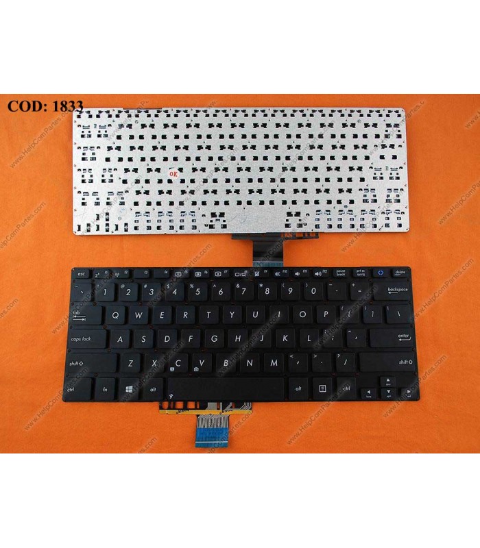 TECLADO ASUS V301L S301 S301L S301LA SERIES SIN MARCO WIN8 BK US OEM