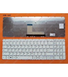 TECLADO TOSHIBA C55-C L50-B L50-C L50D-B L50T-B L55-B S50-B S50D-B P55w SERIES SIN MARCO WIN8 WH US ORIG