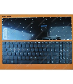 TECLADO LENOVO IDEAPAD 310-15 SERIES SIN MARCO SN20N0459116 BK US ORIG.