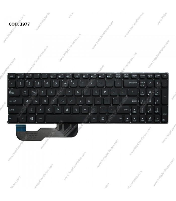 TECLADO ASUS R541 R541S R541U X541N X541S X541U SERIES SIN MARCO 9Z.ND00M.001 BK US ORIG.