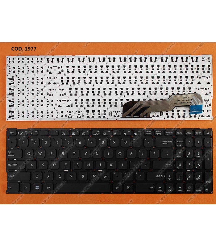 TECLADO ASUS R541 R541S R541U X541N X541S X541U SERIES SIN MARCO 9Z.ND00M.001 BK US ORIG.