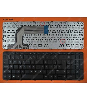 TECLADO HP PAV 17-E 17-E100 17Z-E SERIES 720670-071 WIN8  BK SP OEM