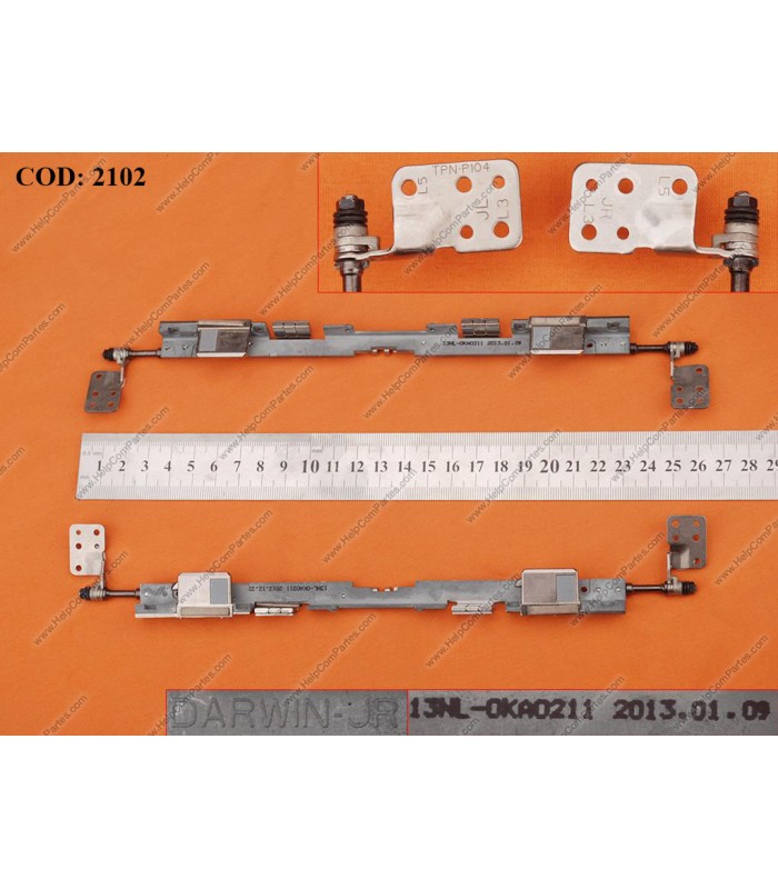 BISAGRAS HP ENVY 11 X2 11-G 11-G010NR SERIES R/L 13HL-OKAO211 ORIG.