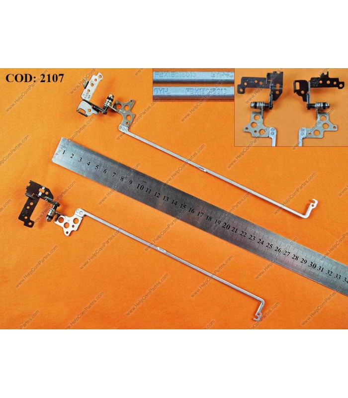 BISAGRAS HP PAV 15-AB  15-AB200 15-AB500 15-AB100 15-BJ000 15-AN050NR  15T-AB000 15Z-AB000 SERIES FBX15016010 FBX15015010 ORIG.