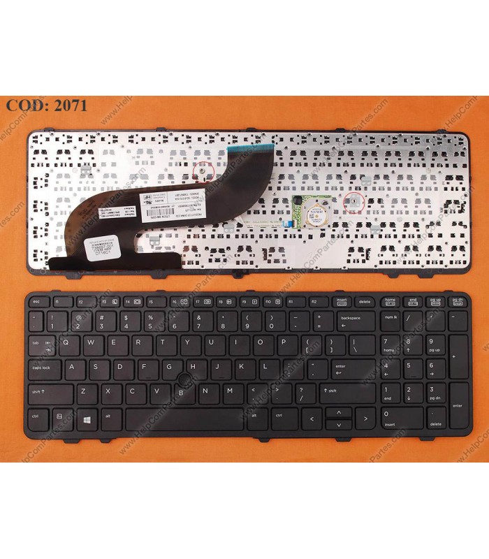 TECLADO HP PROBOOK 650 G1 655 G1+ MARCO POINT WIN8 BK US ORIG.
