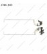 BISAGRAS HP PROBOOK 450 455 G3 SERIES 14" R/L 828404-001 ORIG.