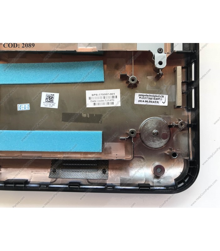 BASE ENCLOSURE HP 250 255 256 G3 /15-G 15-H 15-R 15-T 15-Z 15Z-G 15T-R SERIES / 775087-001 BK ORIG