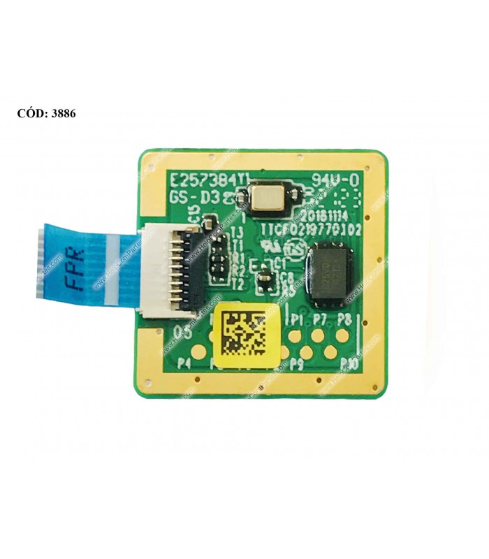 LECTOR HUELLA HP W/USB HP 15-DY 15-EF 15T-DY100 15T-DY200 15T-DY300 15Z-EF100 15S-EQ L63595-001 ORIG.