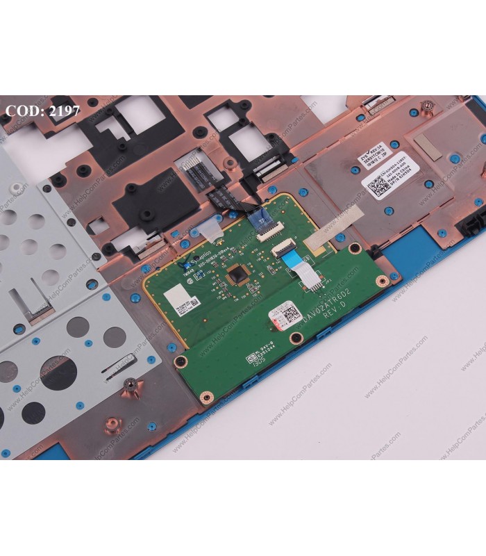 DELL ASSY W/PLMRST+TOUCHPAD 14R N4110 N4010 M4110 M411R  SERIES 0JH5D4 AZUL ORIG.