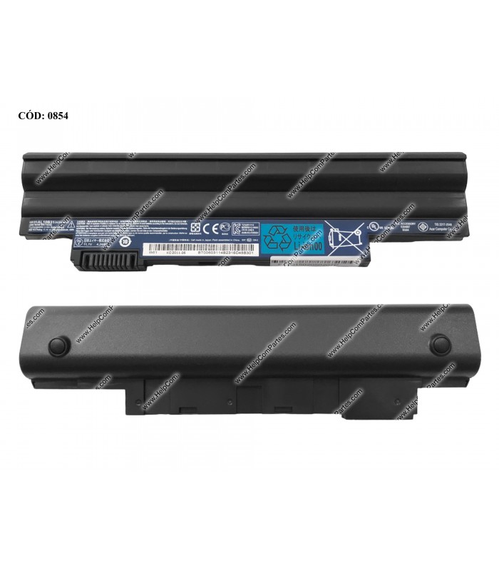 BATERIA ACER 11.1V---49WH 6C AL10B31/ASPIRE ONE AO D255 D255E D257 D260 D270 522 722 SERIES OEM