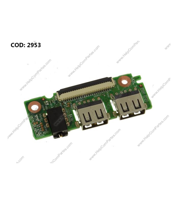USB BD DELL INSPIRON 15 3551 3552 3558 14 3451 3452 USB / AUDIO PORT IO CIRCUIT BOARD SERIES 02MV5N ORIG.