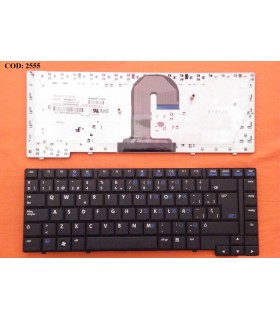 TECLADO HP COMPAQ 6515 6710 6710B 6710S 6715 6715B 6715S SERIES SIN MARCO 444635-091 BK SP ORIG.