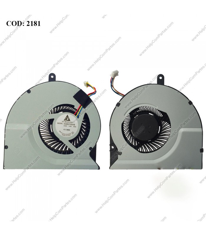 VENTI. ASUS N56 N56DP N56VB N56VW N56VZ N56DY N56JK N56JN N56JR SERIES 13NB03J1AM0201 4PIN ORIG.