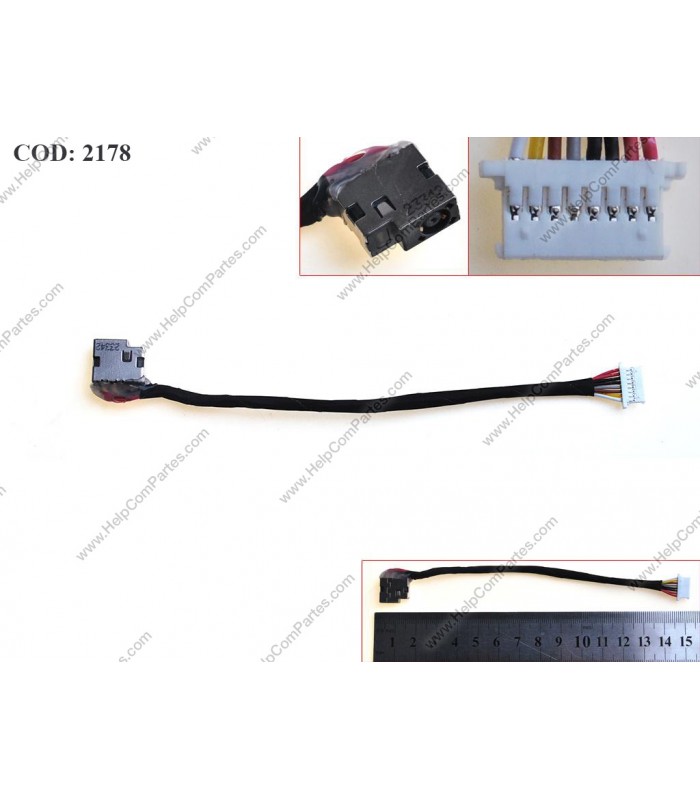 DC JACK POWER HP PROBOOK 430 440 450 455 470 G3 SERIES +CABLE 827039-001 ORIG