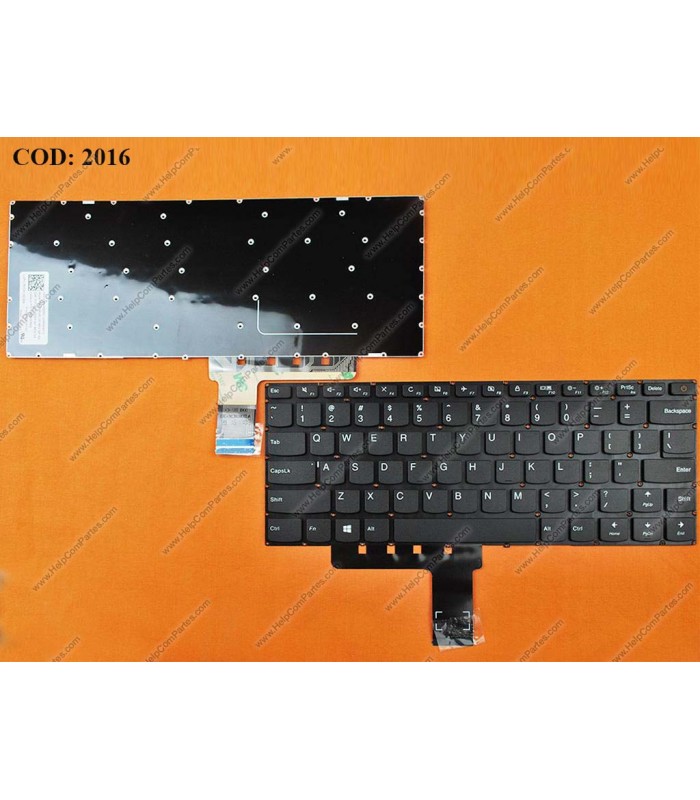 TECLADO LENOVO 110-14 110-14IBR 110-14ISK SERIES SIN MARCO BK US ORIG.