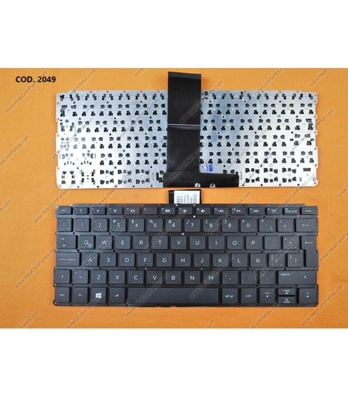 TECLADO HP PAV 10 TOUCHSMART 10-E SERIES SIN MARCO 9Z.NAMSQ.21E WIN8 BK LA ORIG.