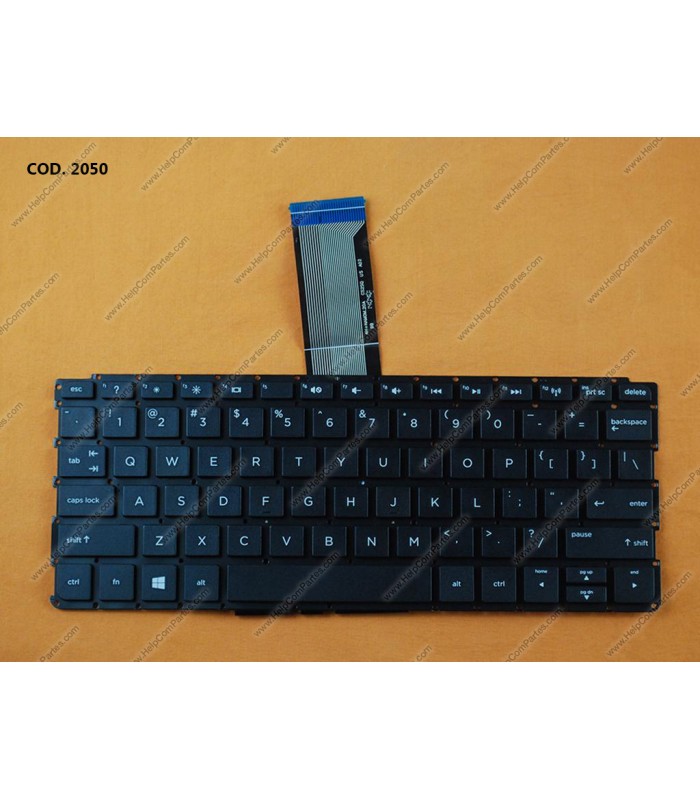 TECLADO HP PAV 10 TOUCHSMART 10-E SERIES SIN MARCO 9Z.NAMSQ.201 WIN8 BK US ORIG.