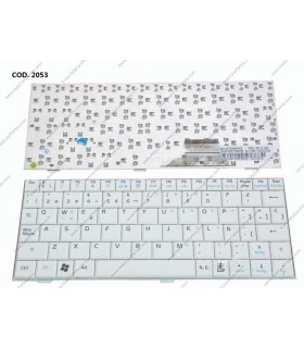 TECLADO ASUS EPC 700 701 701SD 701SDX 900 900HD 900A 901 SERIES SIN MARCO V072462AK2 WH SP ORIG.