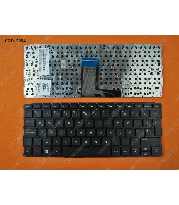 TECLADO HP PAV 11-E 11-E001LA 11-E003LA Touchsmart 10-F000 11-E000 11-E010SS SERIES SIN MARCO 730895-161 BK LA OEM
