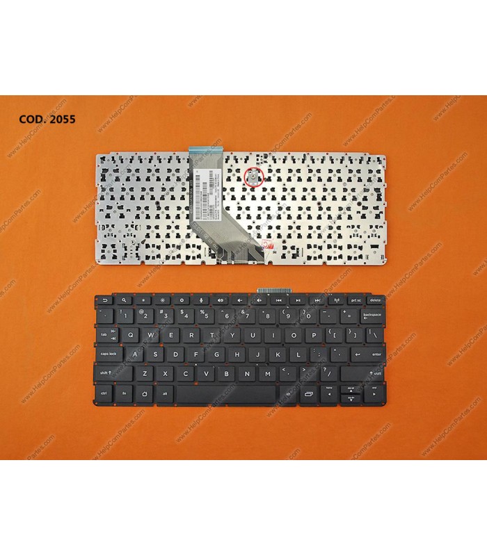 TECLADO HP SLATEBOOK 10-H 10-H000 10-H001 10-H003 10-H004 10-H031RU 10-H032XX SERIES SIN MARCO 720650-001 BK US ORIG.