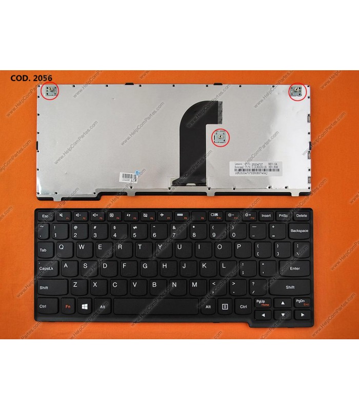 TECLADO LENOVO YOGA 11 11-ITH 11-TTH  SERIES SIN MARCO 25204707 BK US ORIG.