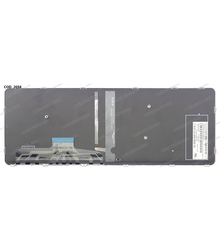 TECLADO HP ELITEBOOK FOLIO 1000 1040 G1 G2 G3 SERIES +BACKLIT SILVER MARCO 818252-001 BK US ORIG
