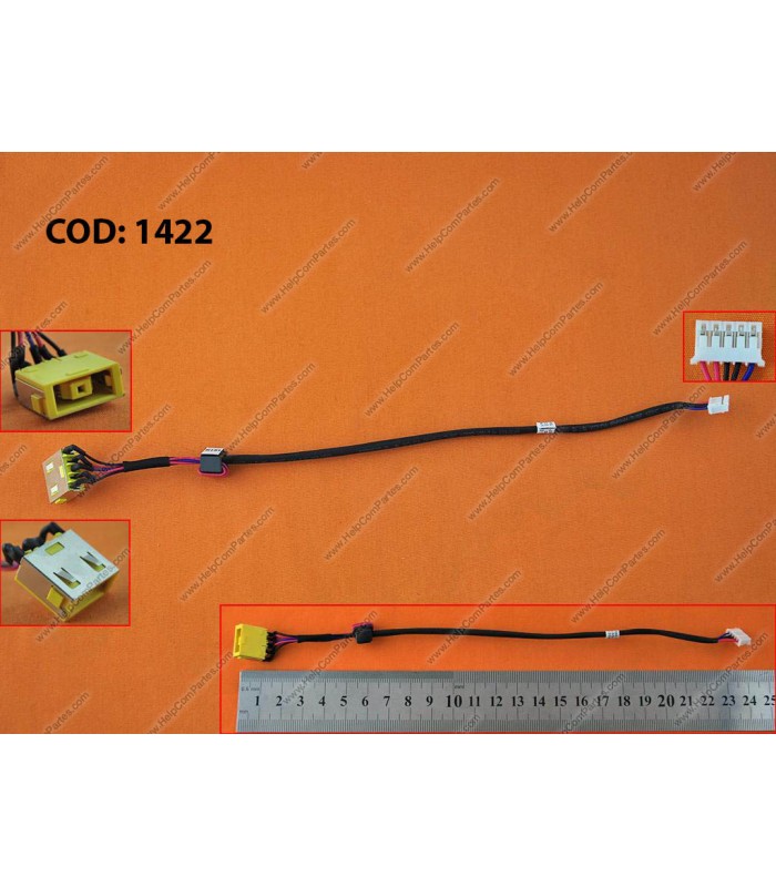 DC JACK POWER LENOVO IDEAPAD G500 G505 G510 G500s G505s G400 G405 G490 G400s G490s SERIES UMA+CABLE 90202715 ORIG.